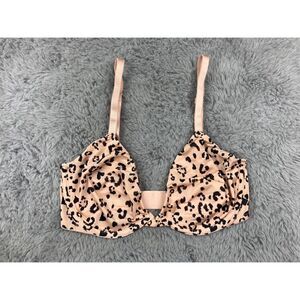 Victoria’s Secret animal print unlined demi bra